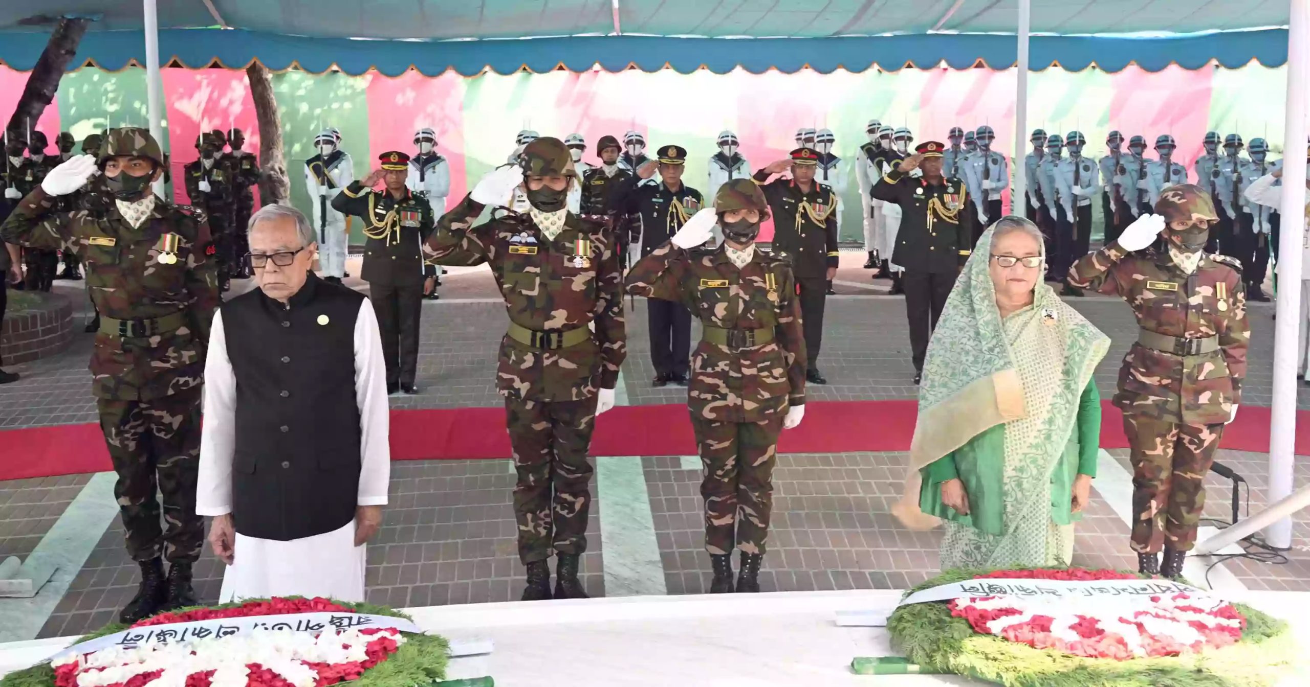 President, PM pay homage to Bangabandhu Sheikh Mujibur Rahman at Tungipara in Gopalganj