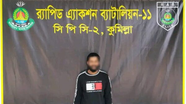 কুমিল্লায় র‌্যাবের অভিযানে ২০০০ পিস ইয়াবাসহ আটক-১