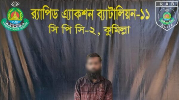 কুমিল্লা বুড়িচংয়ে অটোচালক হত্যার ঘটনায় মূল আসামি র‌্যাবের জালে আটক