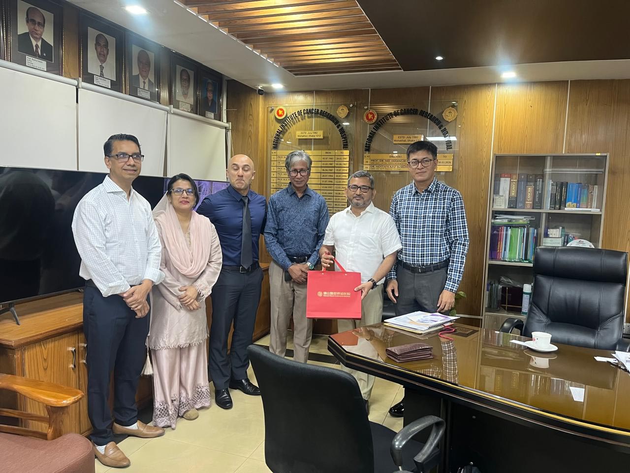 SEOK Healthcare organized an exchange meeting with the Chinese hospital at the National Cancer Research Institute