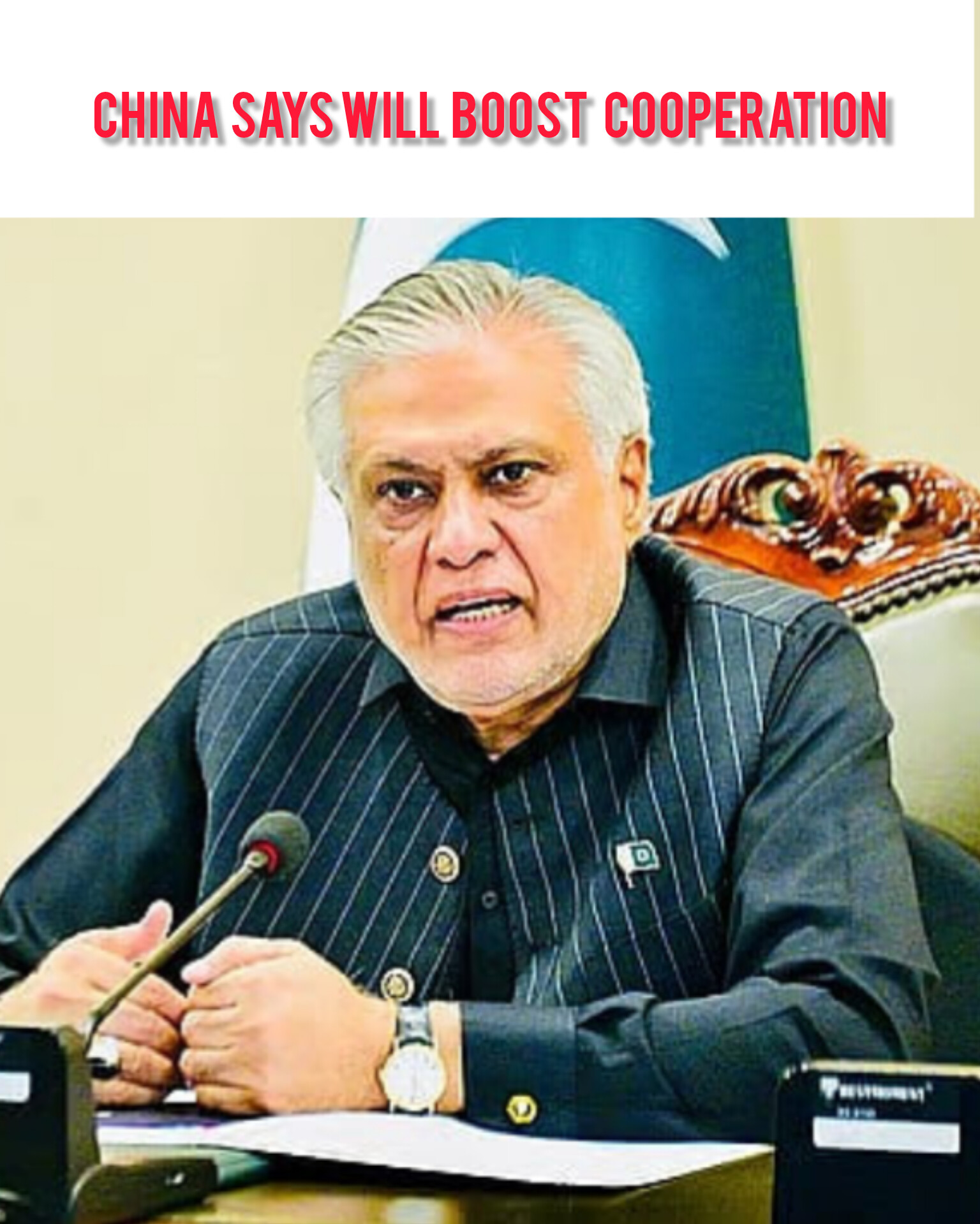 China says will boost cooperation with Pakistan on Iran issue