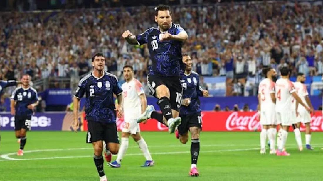 Messi first player to score in seven straight World Cup games