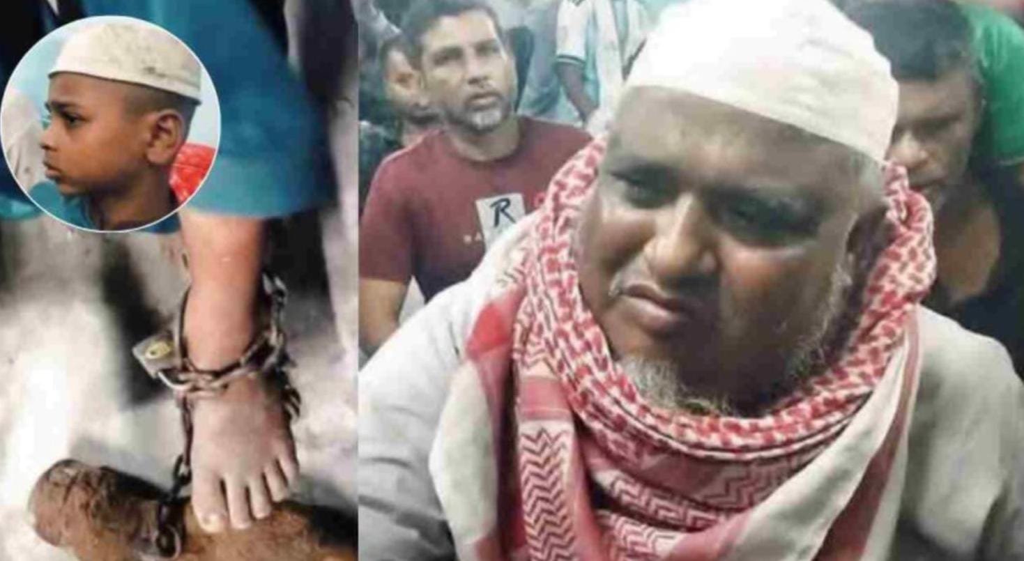 খুলনায় মাদ্রাসায় শিশুকে শিকলে বেঁধে নির্যাতনের অভিযোগ, মুহতামিম গ্রেপ্তার